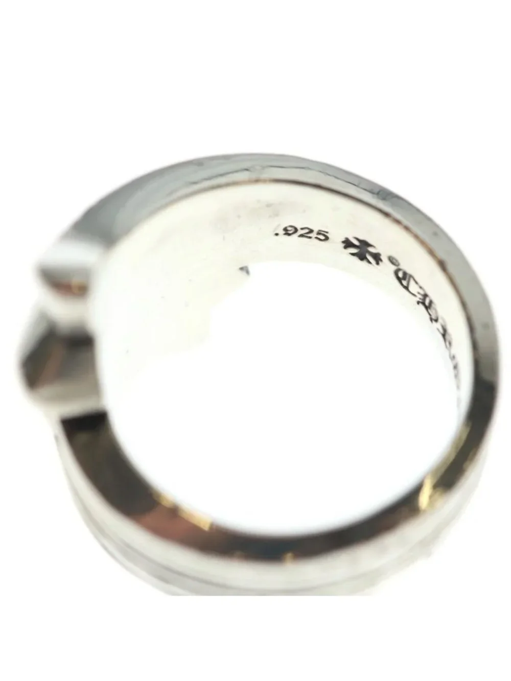 Chrome Hearts Cross Tail Ring Silver